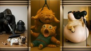 ПЁСИК НАЧАЛ ПЫЛИСОСИТ КОТОВ! МИЛЫЕ ИСТОРИИ ПРО ЖИВОТНЫХ С ПОМОЩЬЮ НЕЙРОСЕТЕЙ Я УМИЛЯЮСЯ