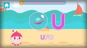 Английский Алфавит с Малышариками учим Буквы (U-V-W)