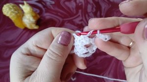 Нежный палантин крючком