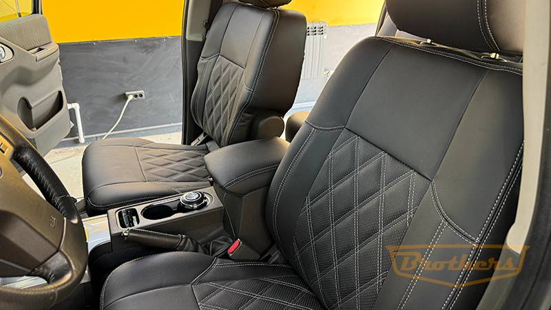 Чехлы от Бразерс Тюнинг для Nissan Pathfinder из российской эко-кожи - премиум вид и надежная защита смотреть онлайн