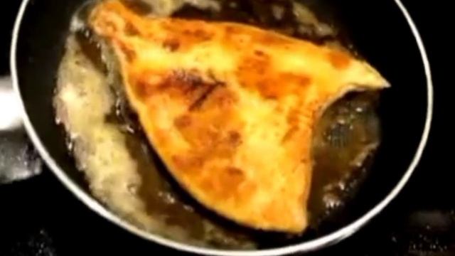 Запеченная  камбала в духовке.