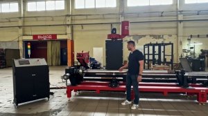 SGLS-100-14 - Шлифовка круглых и конусных заготовок с удалением сварного шва