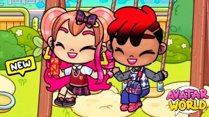 Аватар Ворлд. СБЕЖАЛИ в ПАРК и СПРЯТАЛИСЬ от ЗОМБИ 🧟♀️