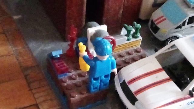 Макет города Табулов. Страшный пожар на городской электростанции.