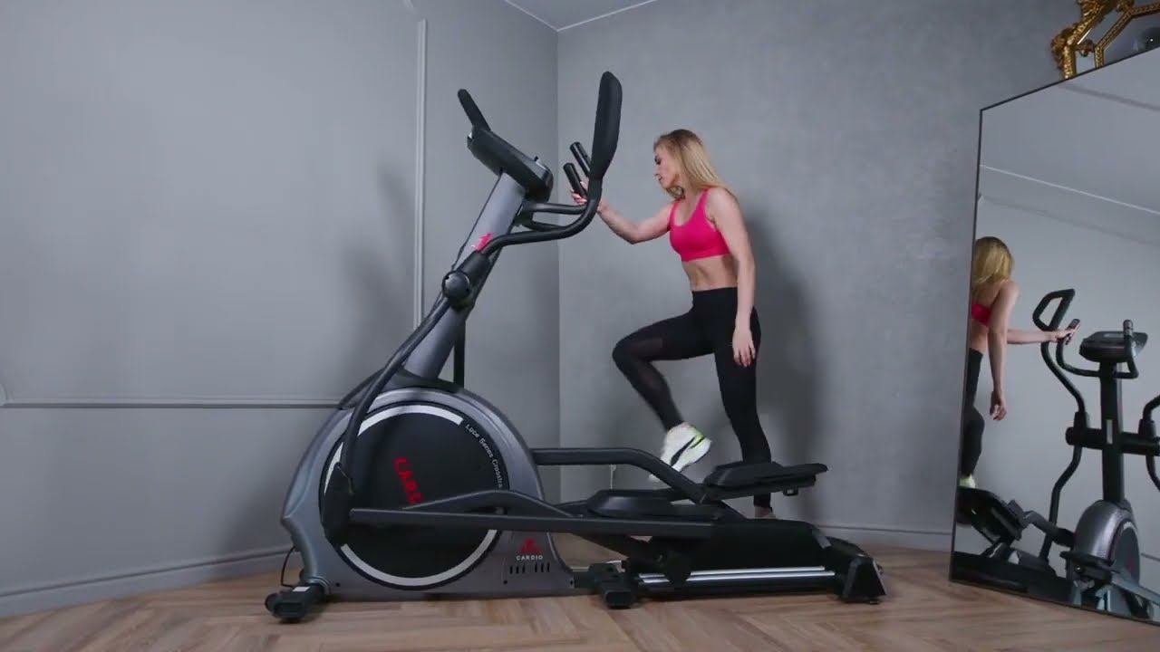 Эллиптический тренажер DFC Cardio E180 Elliptical Trainer 720p смотреть онлайн