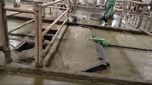 Гидравлическая система навозоудаление, сброс навоза.