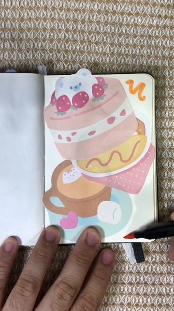 Aesthetic ASMR Journaling 🌸 Pocket Notebook Scrap Ideas смотреть онлайн