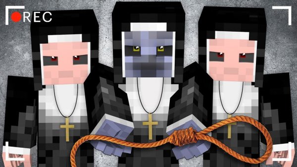 ПРОКЛЯТИЕ МОНАХИНИ -MINECRAFT ФИЛЬМ