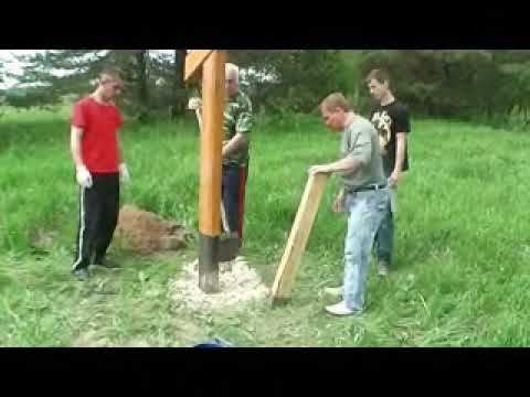 Установка поклонного креста от Фонда 30.05.2014г. смотреть онлайн