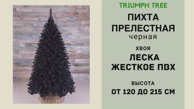 Triumph Tree - ОБЗОР искусственной пихты Прелестная чёрная смотреть онлайн
