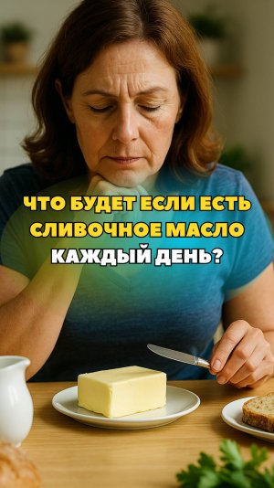 ЧТО БУДЕТ ЕСЛИ ЕСТЬ СЛИВОЧНОЕ МАСЛО КАЖДЫЙ ДЕНЬ?