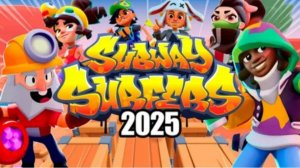 побеваю рекорд в сабвей серв!(играю в сабвей серф 5 часть)