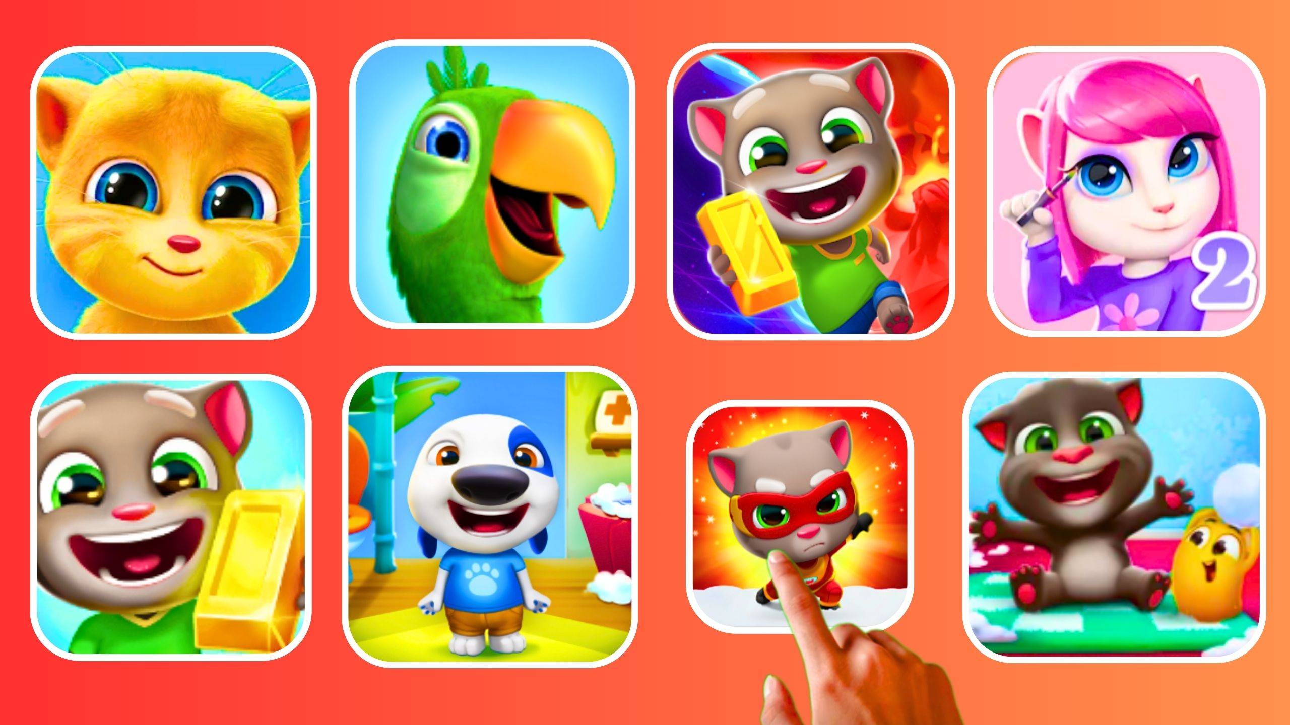 My Tom,My Hank,Tom:Heroes,My Tom:Friends,Ginger,Talking Pierre the Parrot,My Tom:Time Race,Angela 2 смотреть онлайн