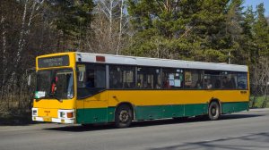 Автобус Mercedes-Benz O405N (АТ 198 22). Покатушки до Бельмесёво. / Driving a Mercedes-Benz O405N.