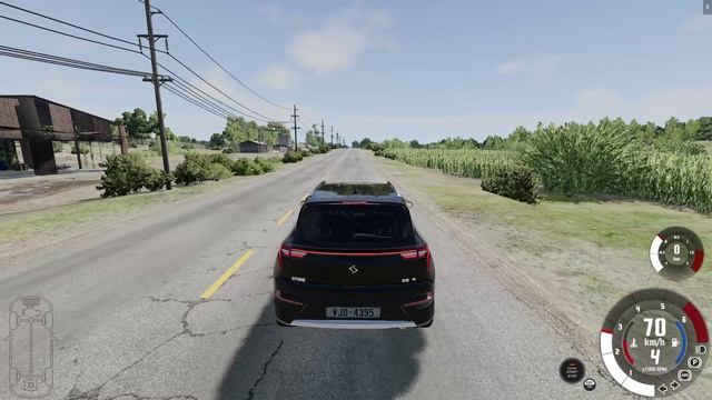BeamNG drive тест #2 Тест Москвич 3, краш тест. смотреть онлайн