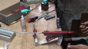 Точилка _ЖУК_. Венёвские алмазы. Точим большой самодельный нож времён СССР.