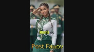 Супер красивые военнослужащи девушки разных стран мира в национальных формах одежды под песню катюша