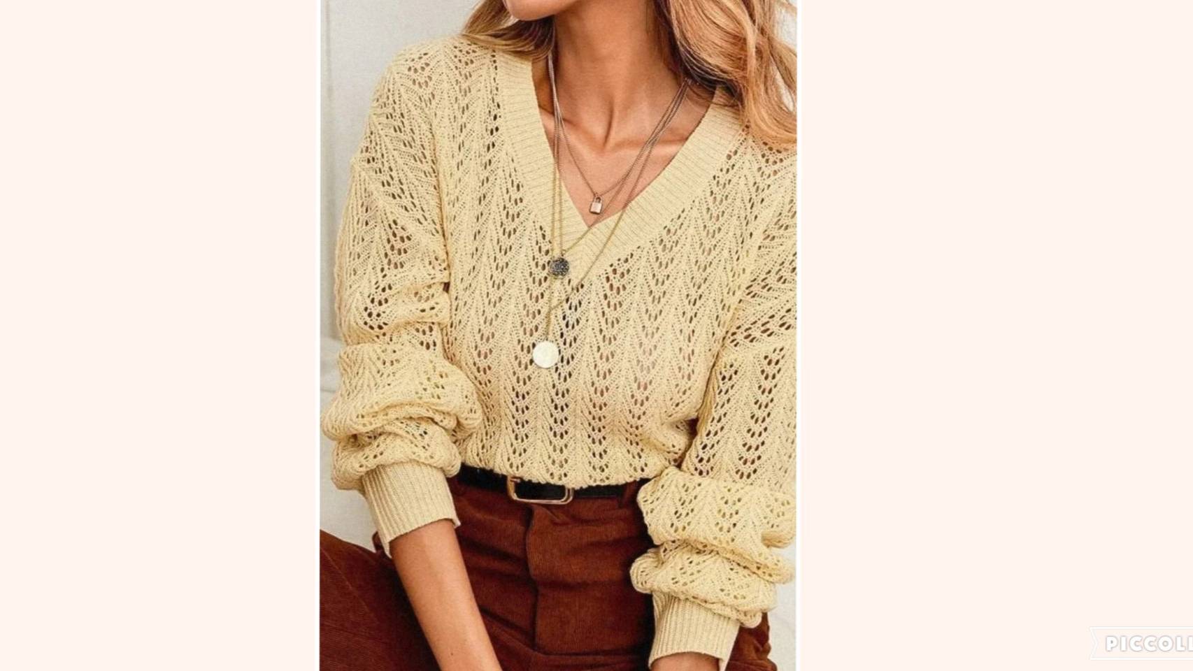 Красивый ажурный узор для джемпера, пуловера.. смотреть онлайн