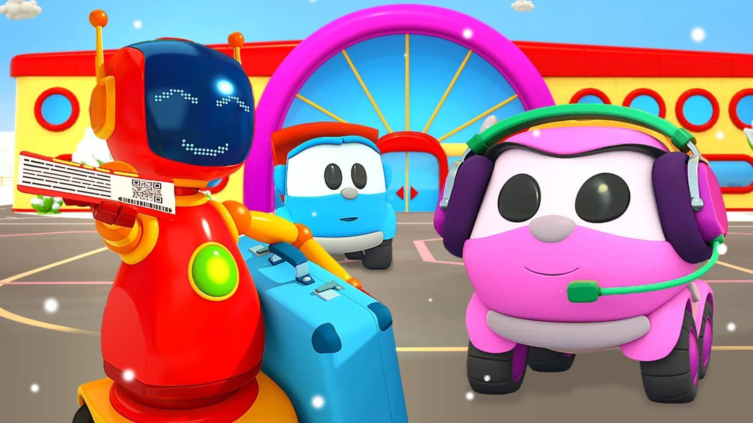 Грузовичок Лева: серии подряд — Учим детали машин и собираем конструкторы смотреть онлайн