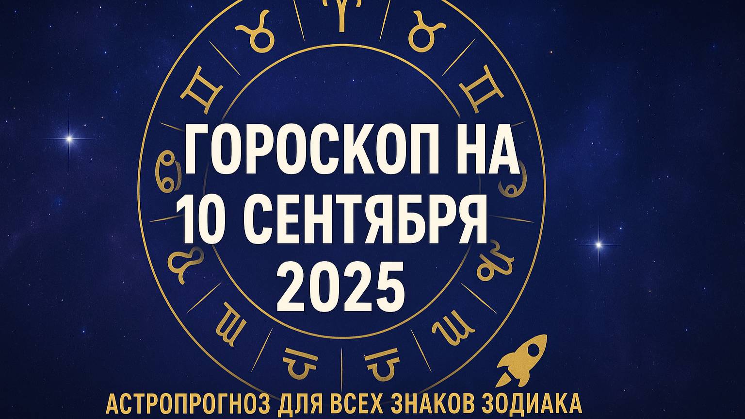 Гороскоп на сегодня 10 сентября 2025 | Астропрогноз для всех знаков зодиака 🚀
