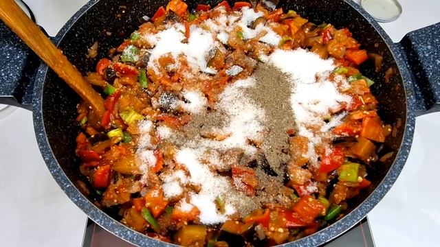 ИКРА ИЗ БАКЛАЖАНОВ НА ЗИМУ. Рецепт вкусной Баклажанно? смотреть онлайн