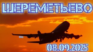 Споттинг в Шереметьево 08.09.2025
