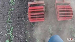 Двух рядный пропольник-рыхлитель  Мотоблок HUTER MK-7800