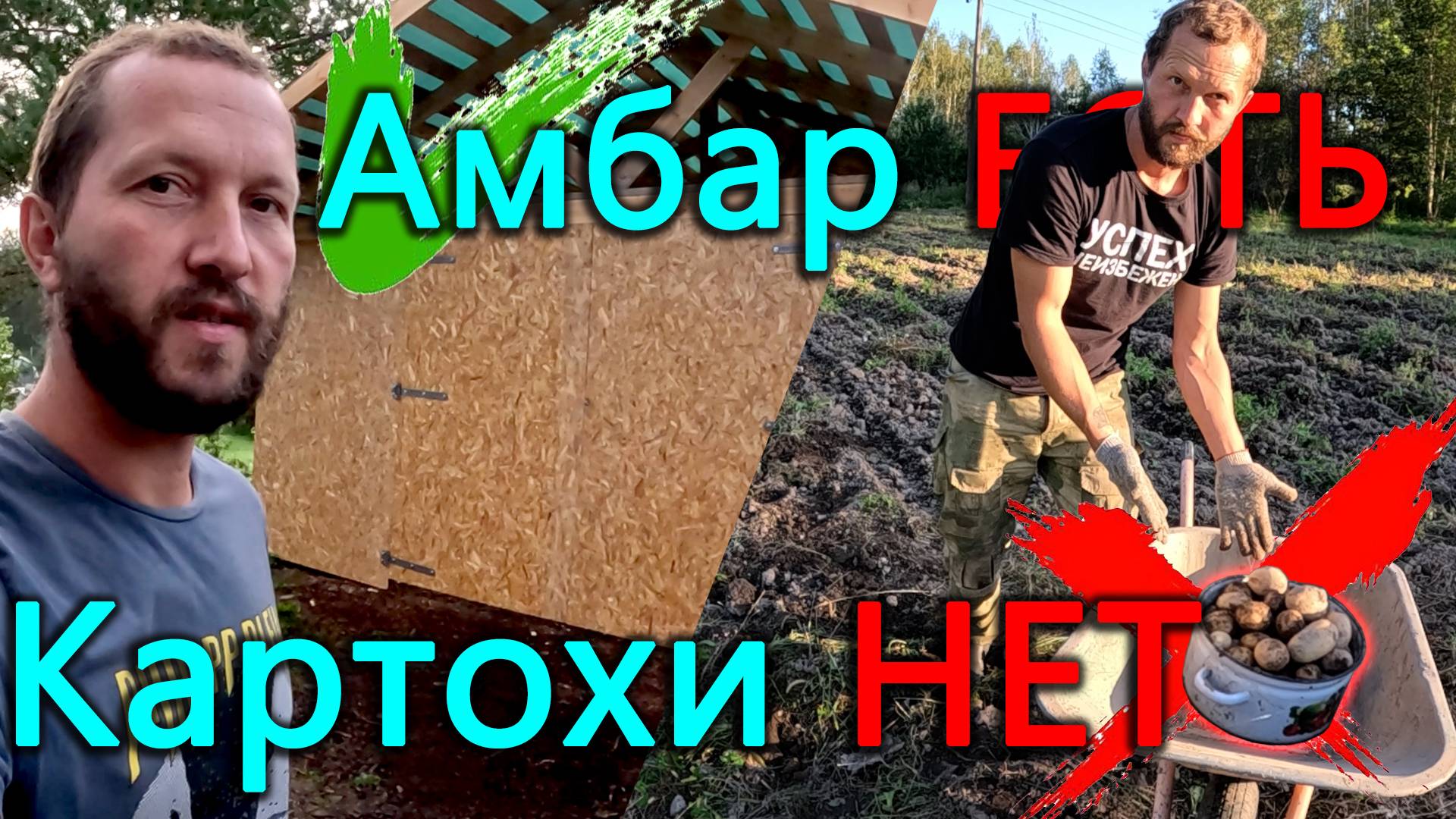 В этом году действительно ПОТРЯСАЮЩИЙ УРОЖАЙ картошки. Теперь у нас есть амбар. Очень много сока. смотреть онлайн