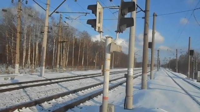 Зимняя охота на поезда, станция "Доскино" 30 января 2021 г. смотреть онлайн