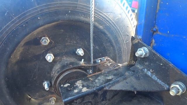 Сделал ручной тормоз на телегу мотоблока. смотреть онлайн