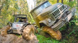 НЕВЕРОЯТНО! ЗИЛ МОНСТР заруба с ОФФРОУД МОНСТРАМИ на бездорожье.