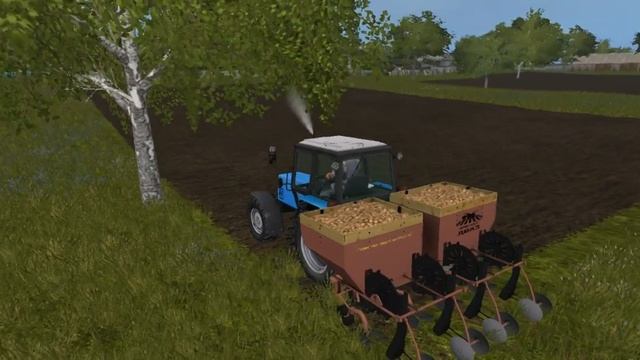 FS17 село Ягодное #4 [РП] НОВЫЙ ТРАКТОР МТЗ892.2, посадка кар