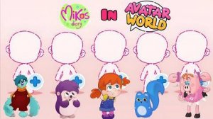 СОЗДАЁМ МИКУ И ЕЁ ДРУЗЕЙ ИЗ MIKA'S DIARY В AVATAR WORLD! Трогательные истории и милые образы!