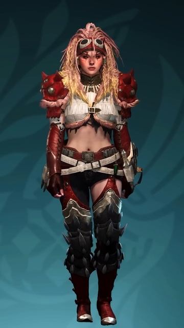 Рубиния Многослойная Броня - MH Wilds Fashion Hunter #mhwilds