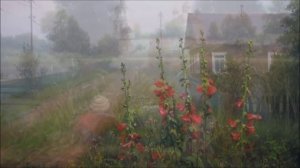 Утро в деревне Футаж