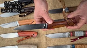 Обзор бюджетных ножей. Ножи ручной работы