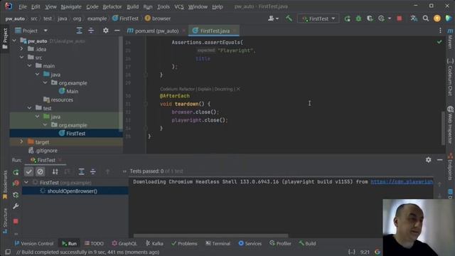Установка Playwright + Java | Пишем первый тест смотреть онлайн