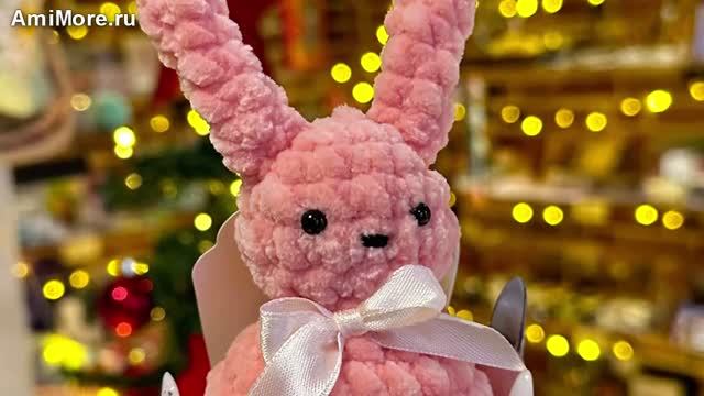 Амигуруми: схема Брелок-кролик | Игрушки вязаные крючком смотреть онлайн