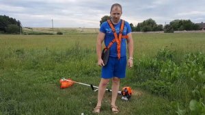Распаковка бензокосы Patriot PT 5555 ES
