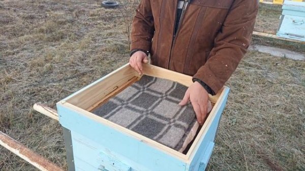 Утепление и вентиляция пчёлам, зимующим на улице. Пчел