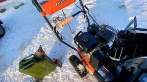 Первый запуск СНЕГОУБОРЩИКА Patriot Сибирь 60 2021год