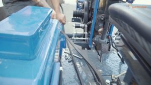 Регулировка натяжения приводных ремней на мототракто