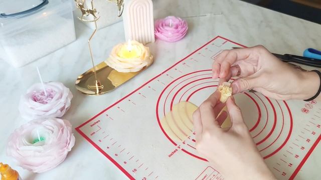 СВЕЧИ БУТОНЫ | МАСТЕР КЛАСС КАК СДЕЛАТЬ СВЕЧУ ЦВЕТОК | ? смотреть онлайн