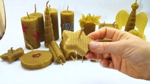 Свечи из вощины. Обзор.