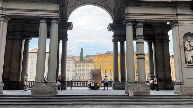 Италия🇮🇹[4К] Флоренция-Тоскана, красивый город, пешие прогулки по городу. смотреть онлайн