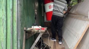 Горячая вода на даче своими руками! Раковина из бочки +