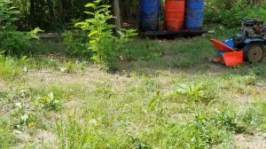 Косилка-убийца роторная «Нева» КР-0,5 косит кривой учас