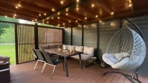 Модульная беседка для дачи 5х4 в стиле ЛОФТ. Обзор совр?