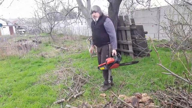 Заготовка дров для шашлыка . Шашлык начинается с топор смотреть онлайн