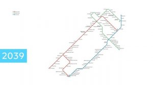 Развитие Дубайского метро 2009-2070